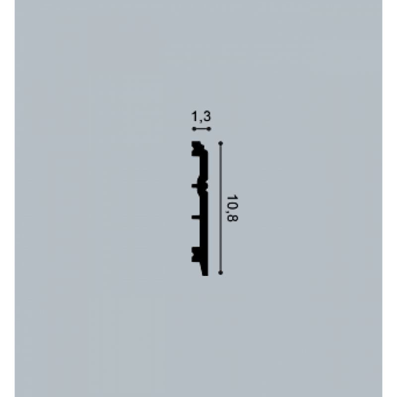 Orac® Decor - Плинтус напольный из дюрополимера Orac® Decor SX105 Orac® Decor - Плинтус напольный из дюрополимера Orac® Decor SX105