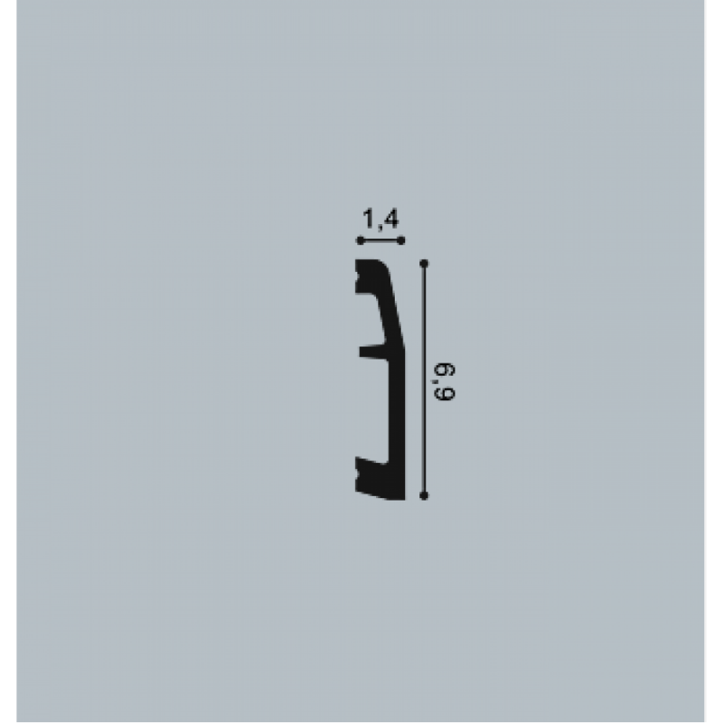 Orac® Decor - Плинтус напольный из дюрополимера Orac® Decor SX125 Orac® Decor - Плинтус напольный из дюрополимера Orac® Decor SX125
