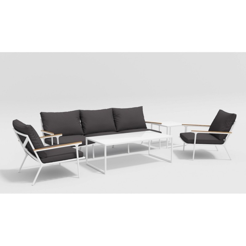 Gardenini - Лаунж зона Gardenini Calma Long White Антрацит Gardenini - Лаунж зона Gardenini Calma Long White Антрацит