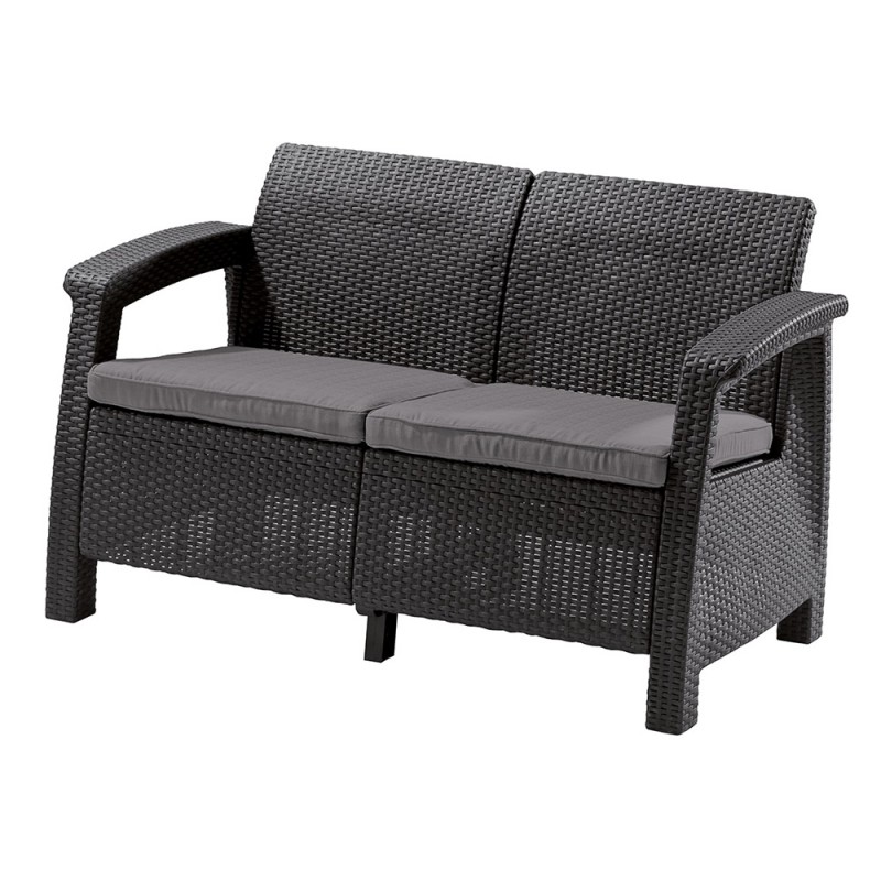 Keter - Диван Keter Corfu love seat графит