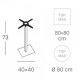 ScabDesign - Подстолье Scab Design Tiffany Цвет: черный ScabDesign - Подстолье Scab Design Tiffany Цвет: черный