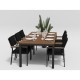 Gardenini - Обеденная зона Gardenini Bella Carbon 220 Цвет: Чёрный Gardenini - Обеденная зона Gardenini Bella Carbon 220 Цвет: Чёрный