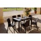 B:rattan - Кресло пластиковое Indiana Цвет: кофе B:rattan - Кресло пластиковое Indiana Цвет: кофе