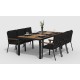 Gardenini - Обеденная зона Gardenini Bella Calma S 200 Цвет: Карбон, черный