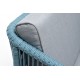 4SIS - Кресло 4SIS Канны Цвет: светло-серый RAL7035, бирюзовый 4SIS - Кресло 4SIS Канны Цвет: светло-серый RAL7035, бирюзовый