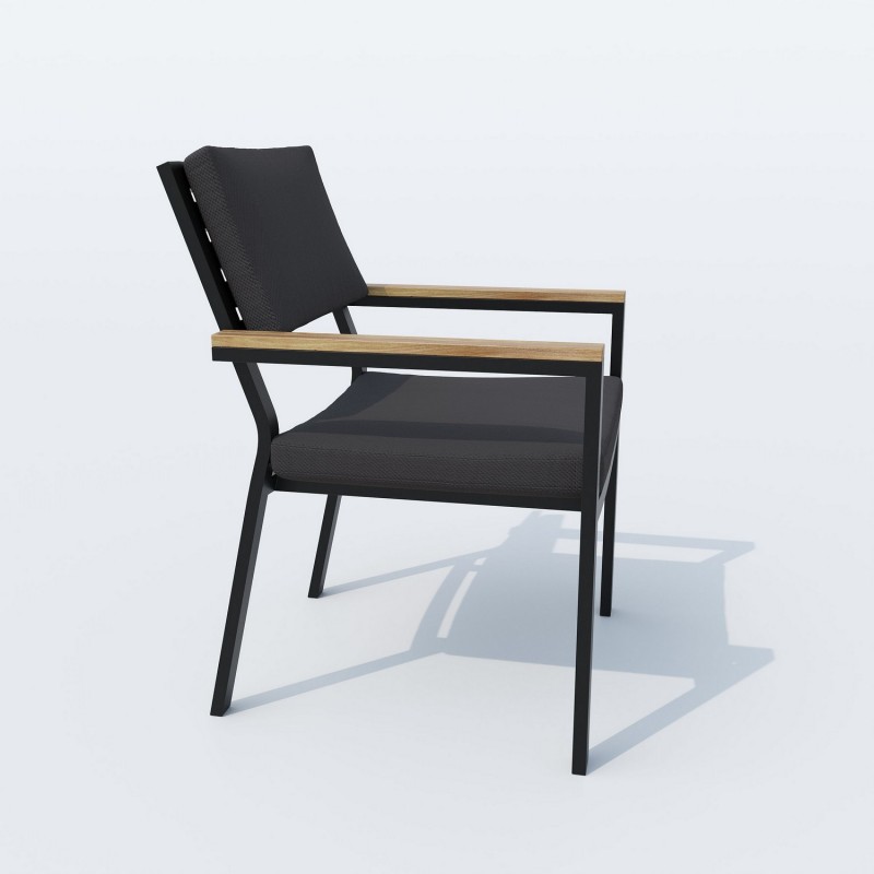 IdealPatio - Обеденная группа Ideal Patio Tella Bonta 200 Цвет: карбон, антрацит IdealPatio - Обеденная группа Ideal Patio Tella Bonta 200 Цвет: карбон, антрацит