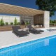 IdealPatio - Шезлонг Ideal Patio Costa Цвет: белый, антрацит IdealPatio - Шезлонг Ideal Patio Costa Цвет: белый, антрацит