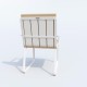 IdealPatio - Стул Ideal Patio Alba Цвет: белый, бежевый IdealPatio - Стул Ideal Patio Alba Цвет: белый, бежевый
