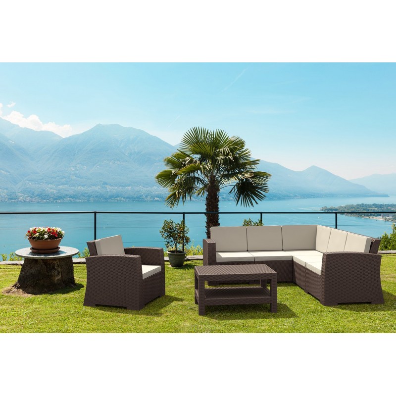 SiestaContract - Столик журнальный Siesta Contract Monaco Lounge Цвет: коричневый SiestaContract - Столик журнальный Siesta Contract Monaco Lounge Цвет: коричневый