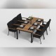 Gardenini - Обеденная зона Gardenini Bella Calma S 200 Цвет: Карбон, черный