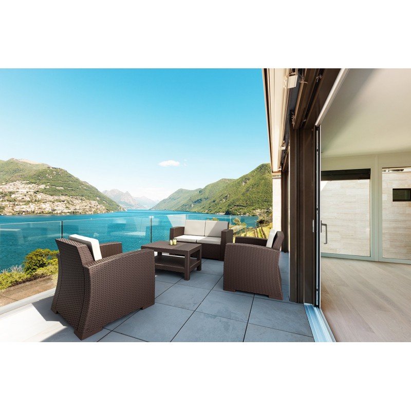 SiestaContract - Столик журнальный Siesta Contract Monaco Lounge Цвет: коричневый SiestaContract - Столик журнальный Siesta Contract Monaco Lounge Цвет: коричневый