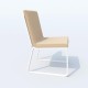 IdealPatio - Стул Ideal Patio Giro Цвет: белый, бежевый IdealPatio - Стул Ideal Patio Giro Цвет: белый, бежевый