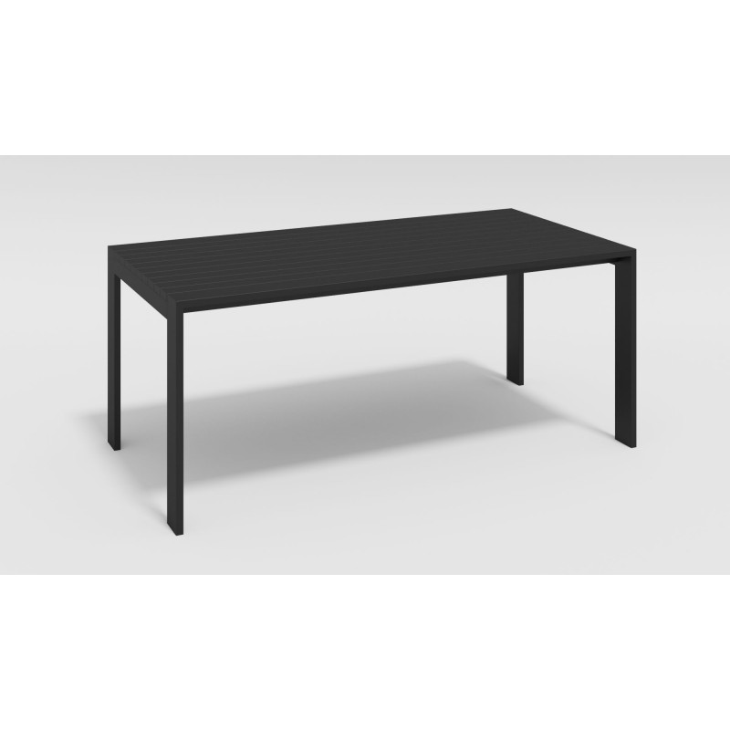 Gardenini - Обеденная зона Gardenini Malia Carbon 200 Антрацит со стульями Voglie