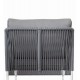 4SIS - Кресло 4SIS Канны из роупа Цвет: светло-серый 4SIS - Кресло 4SIS Канны из роупа Цвет: светло-серый