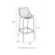 SiestaContract - Стул барный Siesta Contract Air Bar 75 Цвет: черный SiestaContract - Стул барный Siesta Contract Air Bar 75 Цвет: черный
