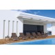 SiestaContract - Столик плетеный Siesta Contract Miami Lounge для шезлонга GT 1009 Цвет: коричневый SiestaContract - Столик плетеный Siesta Contract Miami Lounge для шезлонга GT 1009 Цвет: коричневый