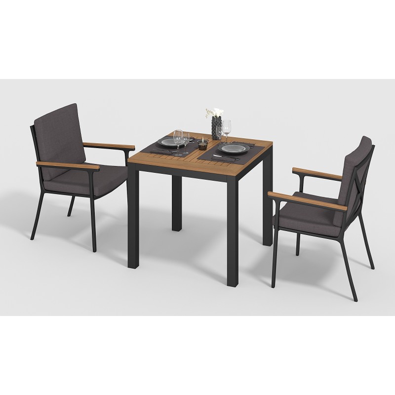 Gardenini - Обеденная зона Gardenini Bella Calma S 80 Цвет: Карбон, антрацит