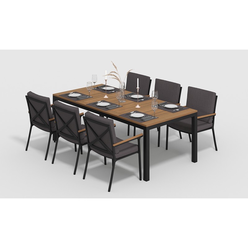 Gardenini - Обеденная зона Gardenini Bella Calma S 220 Цвет: Карбон, антрацит