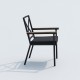 IdealPatio - Стул Ideal Patio Festa Цвет: карбон, чёрный IdealPatio - Стул Ideal Patio Festa Цвет: карбон, чёрный
