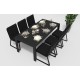Gardenini - Обеденная зона Gardenini Malia Carbon 200 Черный со стульями Voglie Gardenini - Обеденная зона Gardenini Malia Carbon 200 Черный со стульями Voglie