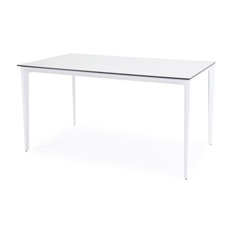 4SIS - Обеденный стол из HPL 4SIS из HPL 140х80 Цвет: молочный, белый 4SIS - Обеденный стол из HPL 4SIS из HPL 140х80 Цвет: молочный, белый