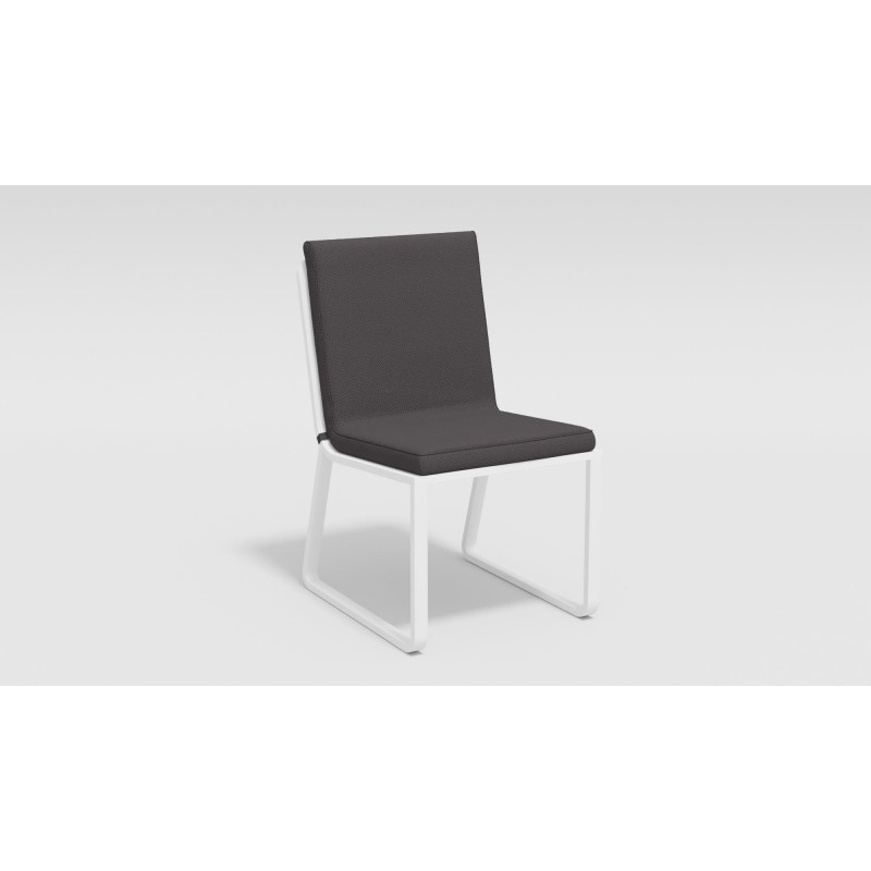 Gardenini - Обеденная зона Gardenini Voglie Round White Антрацит со стульями Voglie