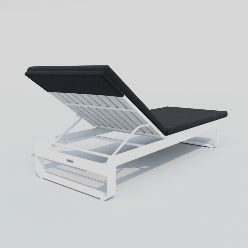 IdealPatio - Шезлонг Ideal Patio Letto Цвет: белый, антрацит IdealPatio - Шезлонг Ideal Patio Letto Цвет: белый, антрацит