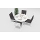 Gardenini - Обеденная зона Gardenini Voglie Round White Антрацит со стульями Voglie