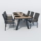 IdealPatio - Обеденная группа Ideal Patio Mirra Sola 220 Цвет: карбон, серый IdealPatio - Обеденная группа Ideal Patio Mirra Sola 220 Цвет: карбон, серый