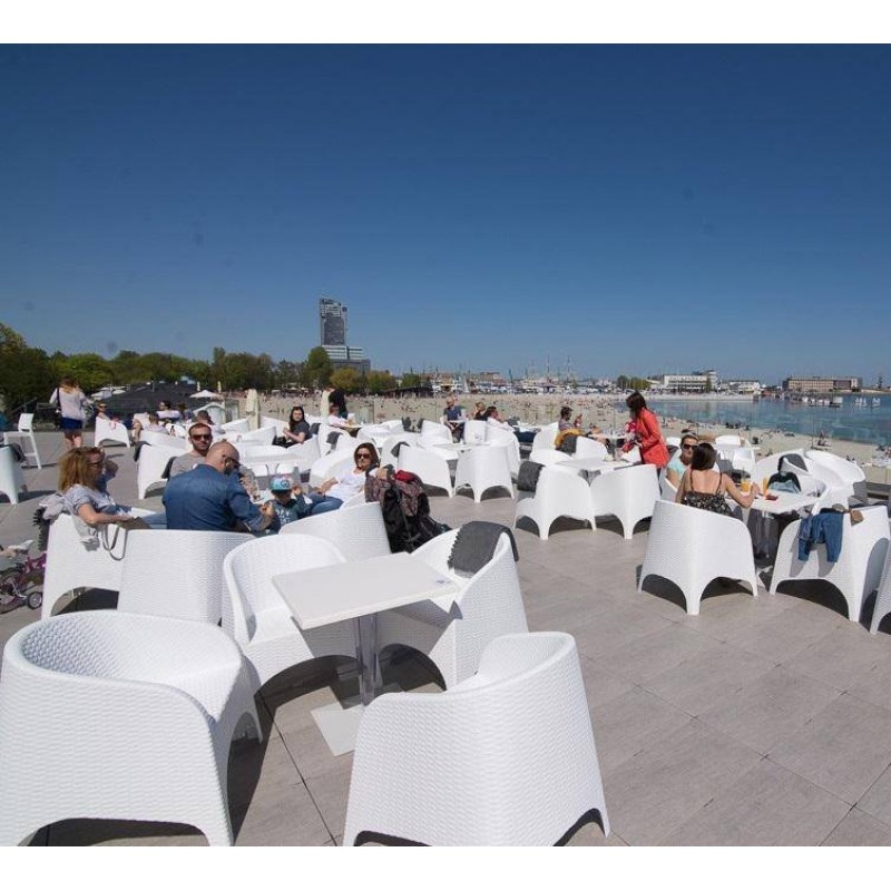 SiestaContract - Кресло плетеное Siesta Contract Aruba Цвет: белый SiestaContract - Кресло плетеное Siesta Contract Aruba Цвет: белый