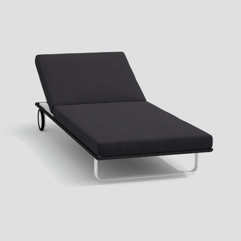 IdealPatio - Шезлонг Ideal Patio Costa Цвет: белый, антрацит IdealPatio - Шезлонг Ideal Patio Costa Цвет: белый, антрацит