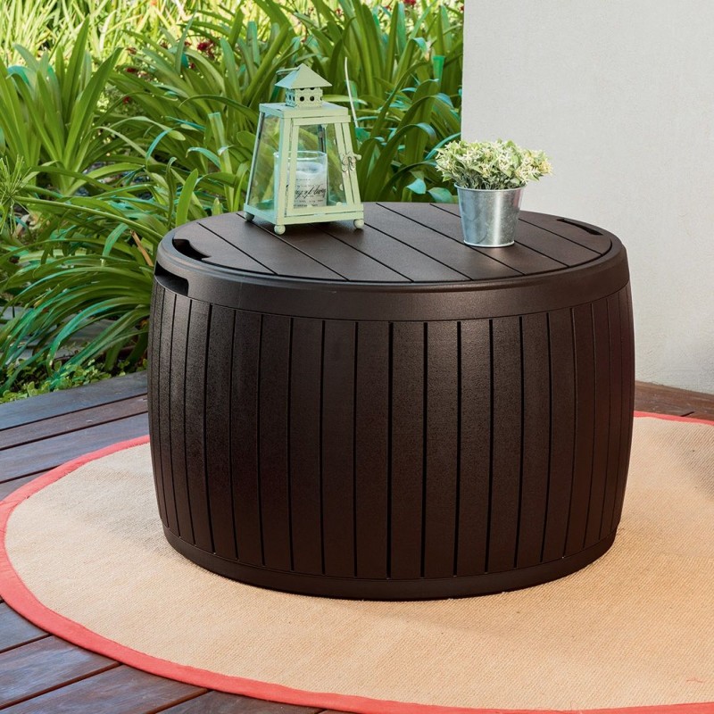 Keter - Стол-сундук Keter Circa wood 140L