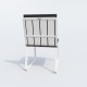IdealPatio - Обеденная группа Ideal Patio Tella Gira 180 Цвет: белый, антрацит IdealPatio - Обеденная группа Ideal Patio Tella Gira 180 Цвет: белый, антрацит