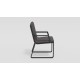 Gardenini - Обеденная зона Gardenini Malia Carbon 200 Антрацит со стульями Voglie Armrest