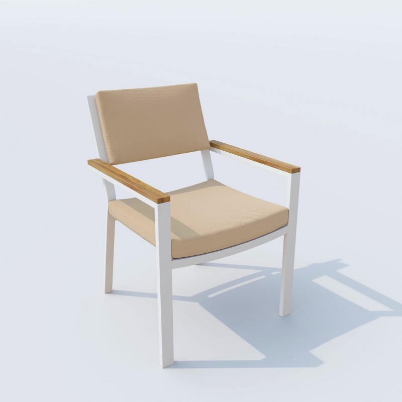 IdealPatio - Обеденная группа Ideal Patio Tella Bonta 220 Цвет: белый, бежевый IdealPatio - Обеденная группа Ideal Patio Tella Bonta 220 Цвет: белый, бежевый