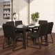 Gardenini - Обеденная зона Gardenini Malia Carbon 180 Черный со стульями Voglie Gardenini - Обеденная зона Gardenini Malia Carbon 180 Черный со стульями Voglie