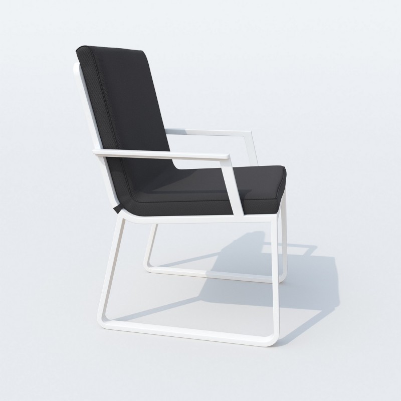 IdealPatio - Обеденная группа Ideal Patio Tella Alba 200 Цвет: белый, антрацит IdealPatio - Обеденная группа Ideal Patio Tella Alba 200 Цвет: белый, антрацит