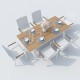 IdealPatio - Обеденная группа Ideal Patio Mirra Sola 180 Цвет: белый IdealPatio - Обеденная группа Ideal Patio Mirra Sola 180 Цвет: белый