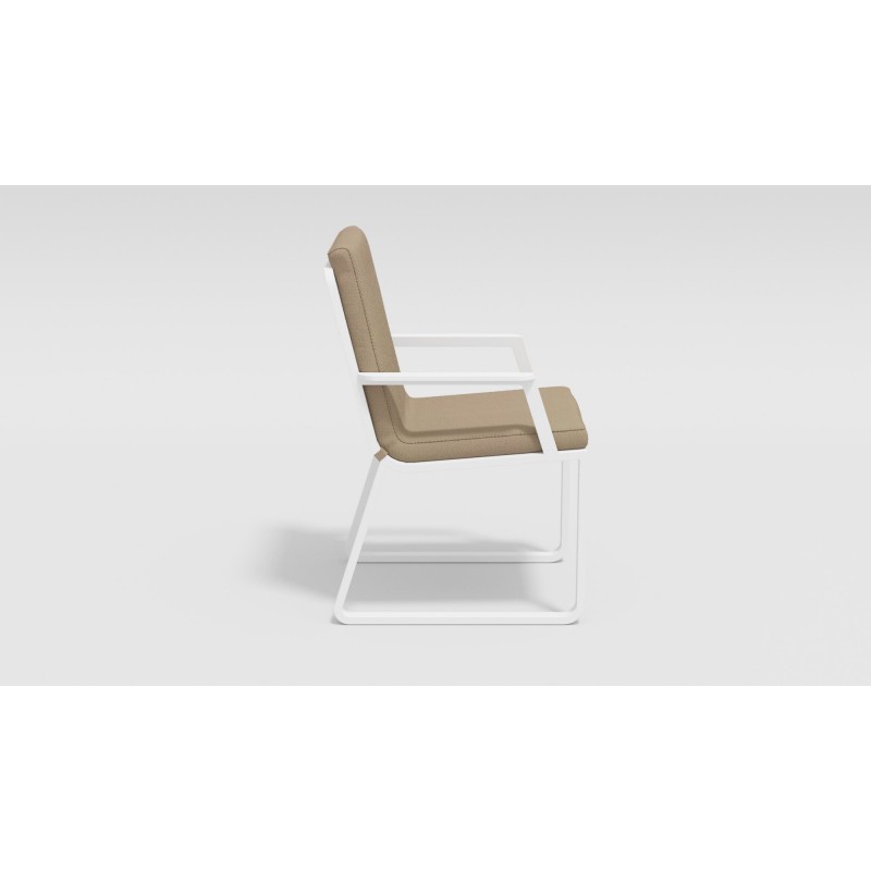 Gardenini - Обеденная зона Gardenini Primavera White Бежевый с стульями Voglie Armrest