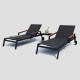 IdealPatio - Шезлонг Ideal Patio Sponda Цвет: карбон, серый IdealPatio - Шезлонг Ideal Patio Sponda Цвет: карбон, серый