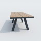 IdealPatio - Обеденная группа Ideal Patio Mirra Sola 220 Цвет: карбон, серый IdealPatio - Обеденная группа Ideal Patio Mirra Sola 220 Цвет: карбон, серый