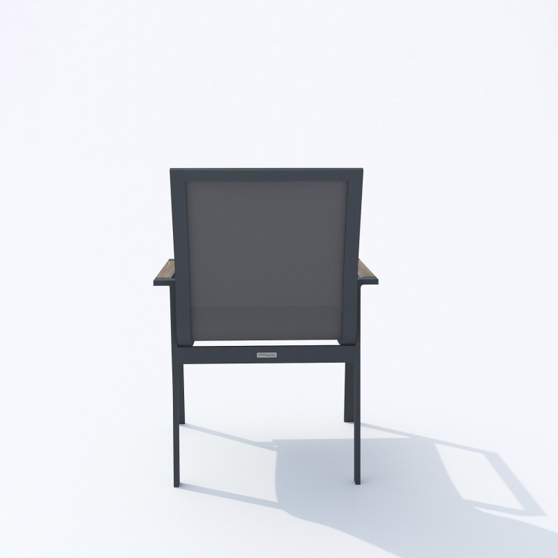 IdealPatio - Обеденная группа Ideal Patio Mirra Sola 220 Цвет: карбон, серый IdealPatio - Обеденная группа Ideal Patio Mirra Sola 220 Цвет: карбон, серый