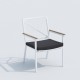 IdealPatio - Обеденная группа Ideal Patio Tella Alba 220 Цвет: белый, антрацит