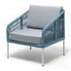 4SIS - Кресло 4SIS Канны Цвет: светло-серый RAL7035, бирюзовый 4SIS - Кресло 4SIS Канны Цвет: светло-серый RAL7035, бирюзовый