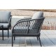 4SIS - Кресло 4SIS Канны из роупа Цвет: темно-серый 4SIS - Кресло 4SIS Канны из роупа Цвет: темно-серый