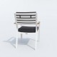 IdealPatio - Обеденная группа Ideal Patio Tella Bonta 220 Цвет: белый, антрацит IdealPatio - Обеденная группа Ideal Patio Tella Bonta 220 Цвет: белый, антрацит