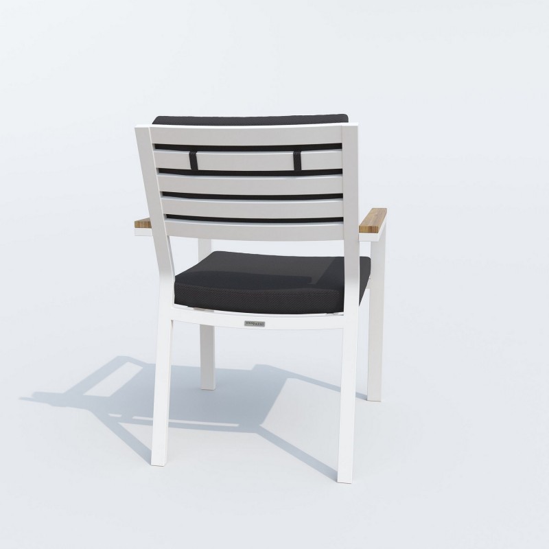 IdealPatio - Обеденная группа Ideal Patio Tella Bonta 180 Цвет: белый, антрацит IdealPatio - Обеденная группа Ideal Patio Tella Bonta 180 Цвет: белый, антрацит