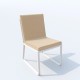 IdealPatio - Стул Ideal Patio Giro Цвет: белый, бежевый IdealPatio - Стул Ideal Patio Giro Цвет: белый, бежевый