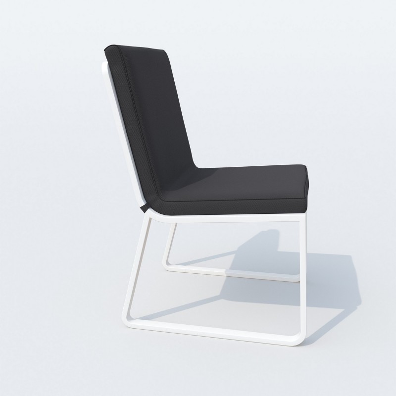 IdealPatio - Стул Ideal Patio Giro Цвет: белый, антрацит IdealPatio - Стул Ideal Patio Giro Цвет: белый, антрацит