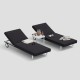 IdealPatio - Шезлонг Ideal Patio Costa Цвет: белый, антрацит IdealPatio - Шезлонг Ideal Patio Costa Цвет: белый, антрацит